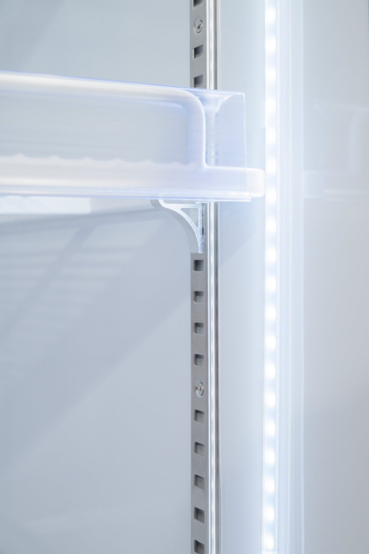 UNIFROST HVR33B 3 DOOR HINGED DISPLAY REFRIGERATOR 5 SHELVES PER DOOR GRAPHITE BLUE