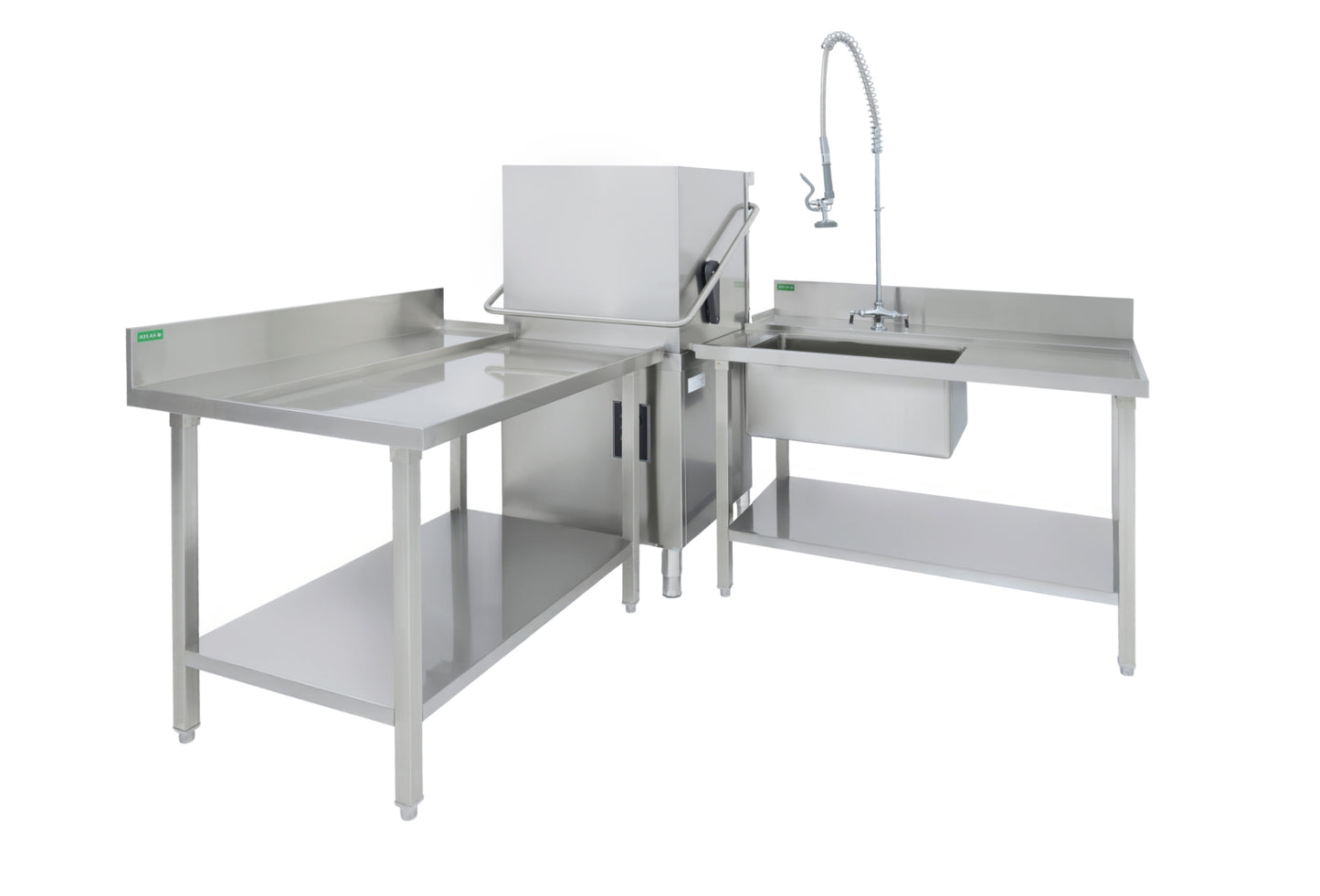 ATLAS DETL1100 DISHWASHER EXIT TABLE L-R 1100*860*900+150