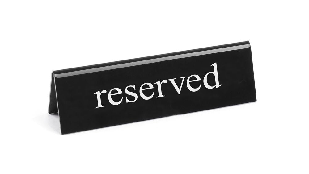 table_sign_reserved_663462