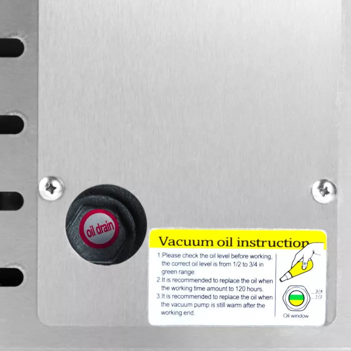 Vacuum Pack Machine 70cm Seal - W72 x D61 x H21,5cm Chamber All Stop Trading