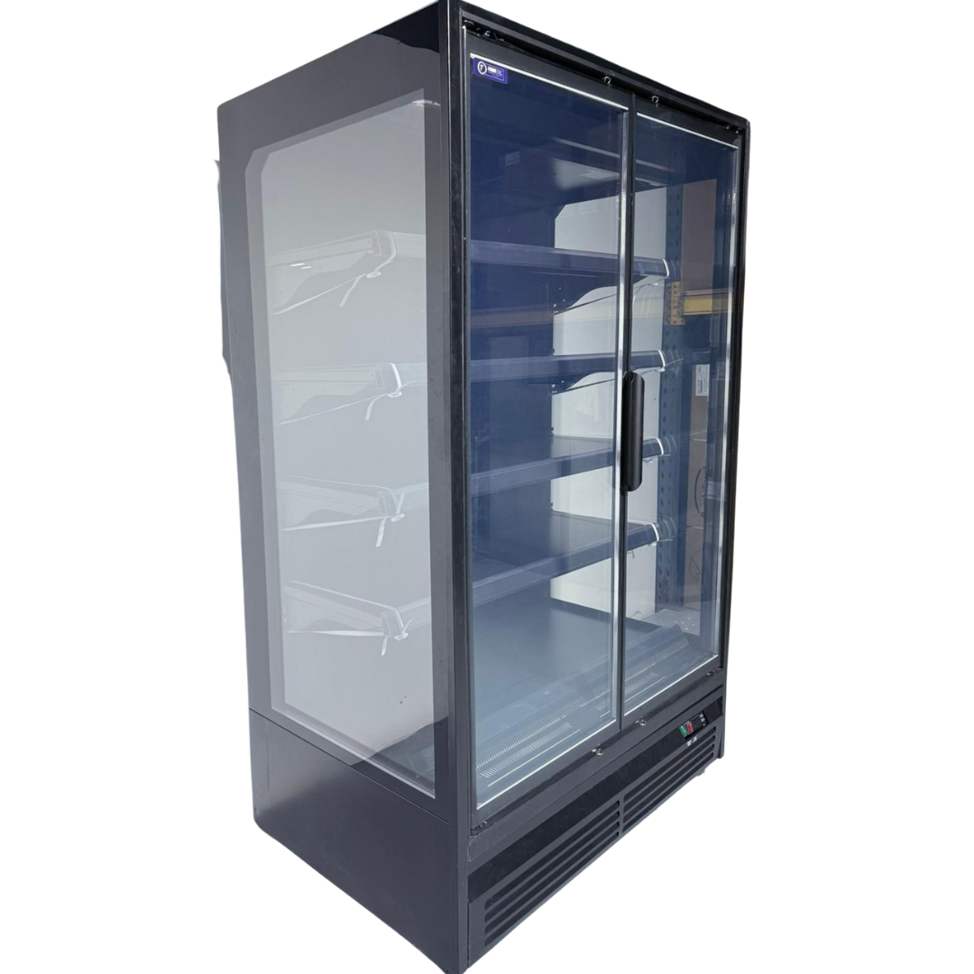 Upright Glass Door Fridge 2 Door