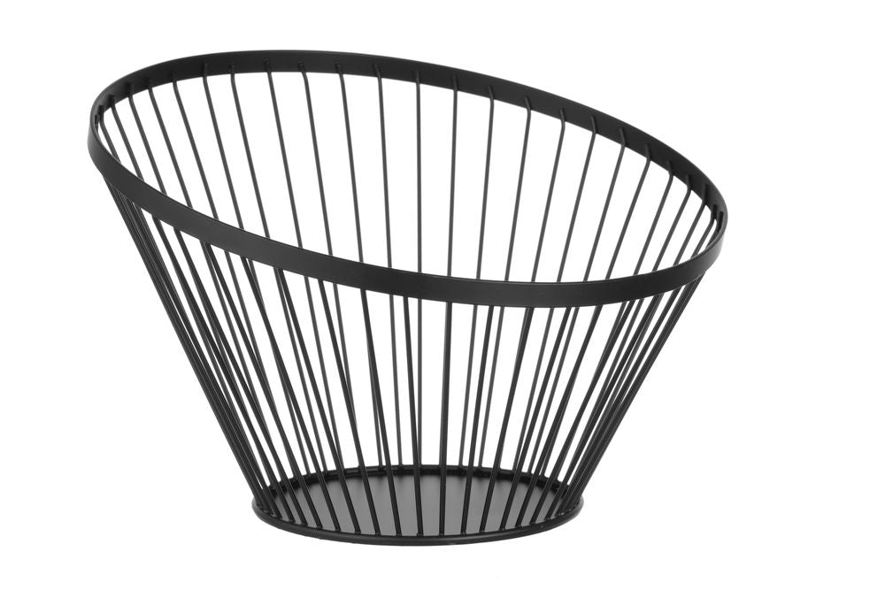 fruit_basket_angled_round_black_427071