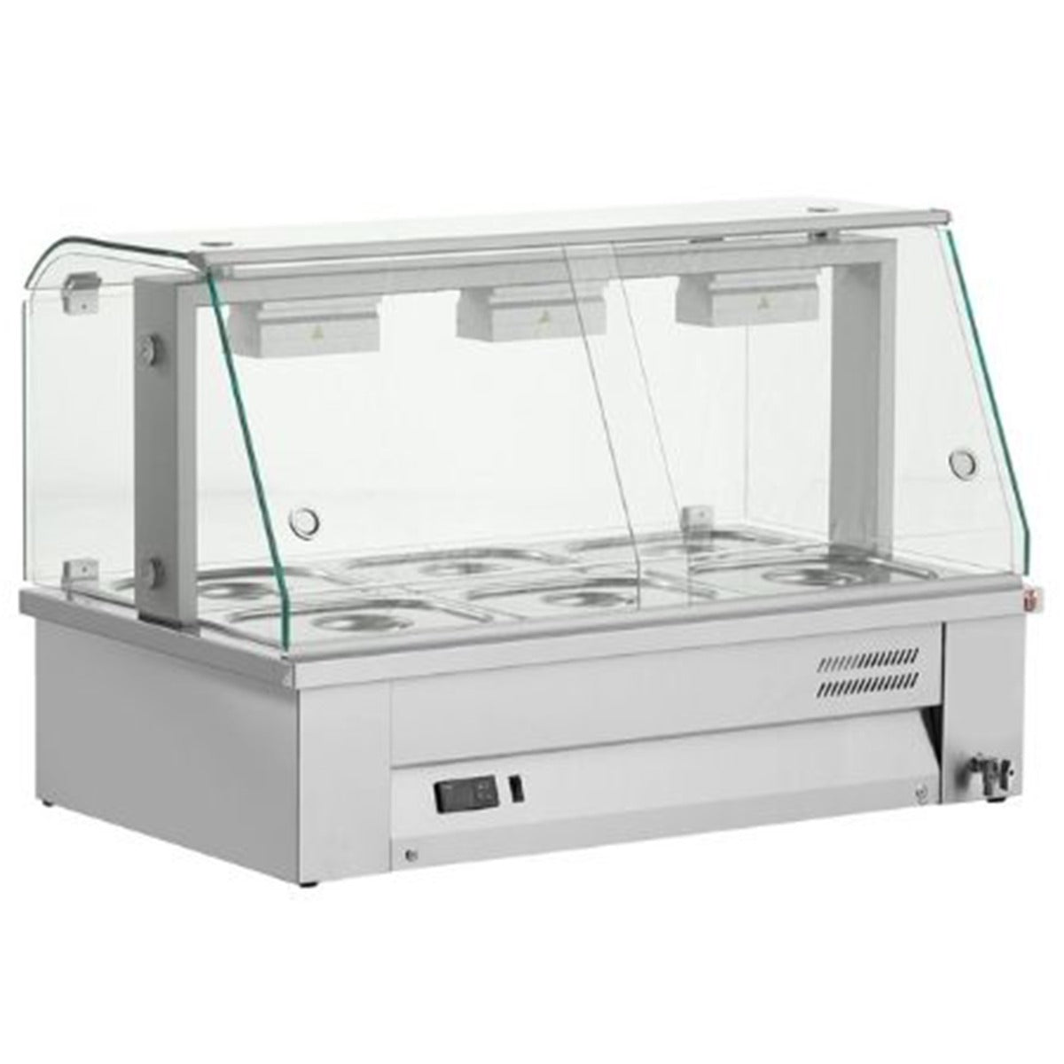 counter-top-bain-marie-with-glass-canopy-3x-gn1/1