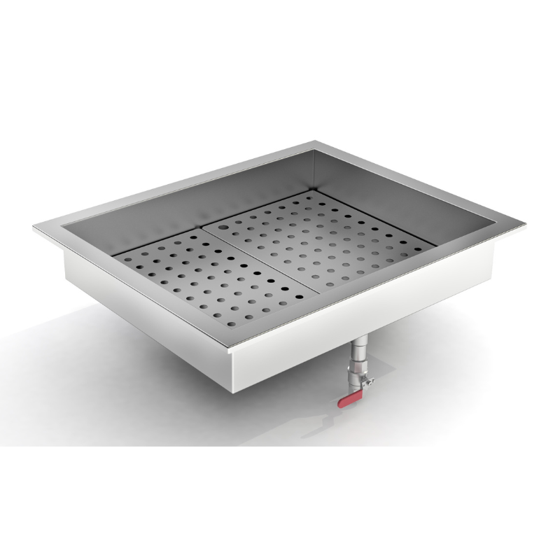 CRUSHED ICE BIN DROP-IN 2/1 GN SKU 7013.2725