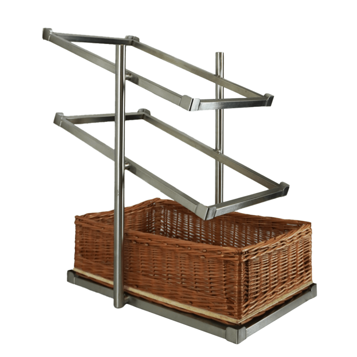 Bread Baskets Etagere 3 High Narrow Model Incl. Baskets