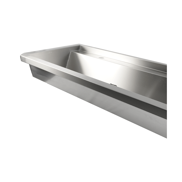 SS Wash Basin Double 1200X425X165mm 7013.4610