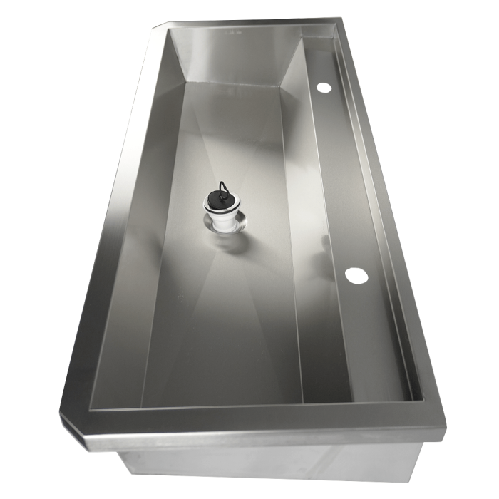 SS Wash Basin Double 1200X425X165mm 7013.4605