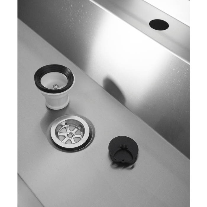 SS Wash Basin Double 1200X425X165mm 7013.4610