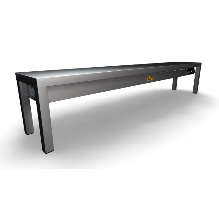OVERSHELF CERAMIC HEATED 1 LEVEL 1800 WITH 5 HEATERS OF 250W SKU 7020.0720