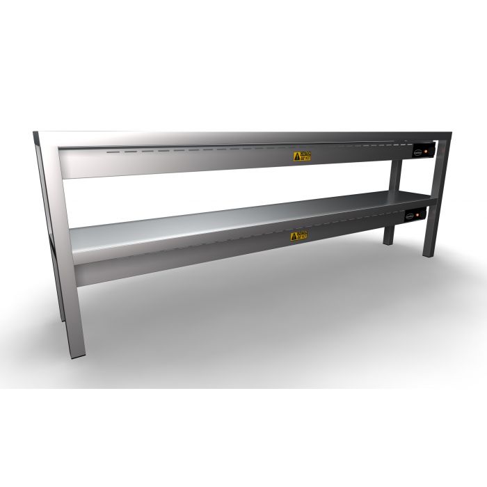 OVERSHELF CERAMIC HEATED 2 LEVELS 1800 WITH 10 HEATERS OF 250W SKU 7020.0750