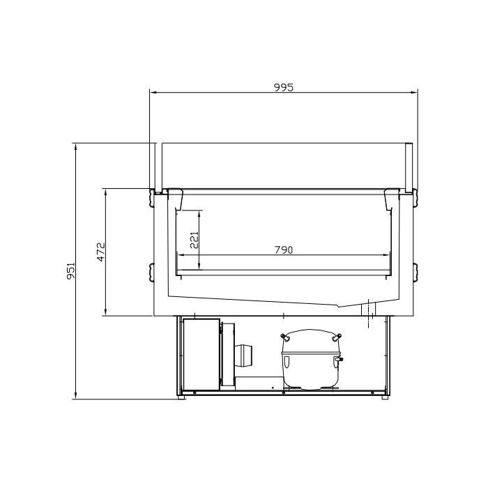 COOLING / FREEZING ISLAND SWITCHABLE 1.5 SKU 7080.0020 All Stop Trading