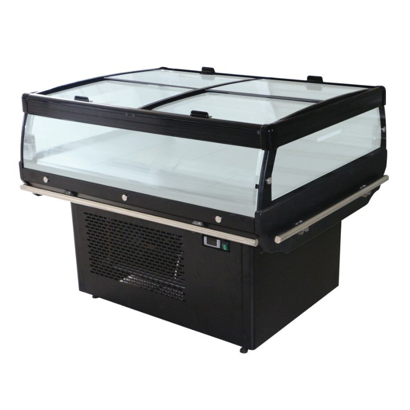 COOLING ISLAND WITH GLASS COVER 1.3 SKU 7090.0025 All Stop Trading