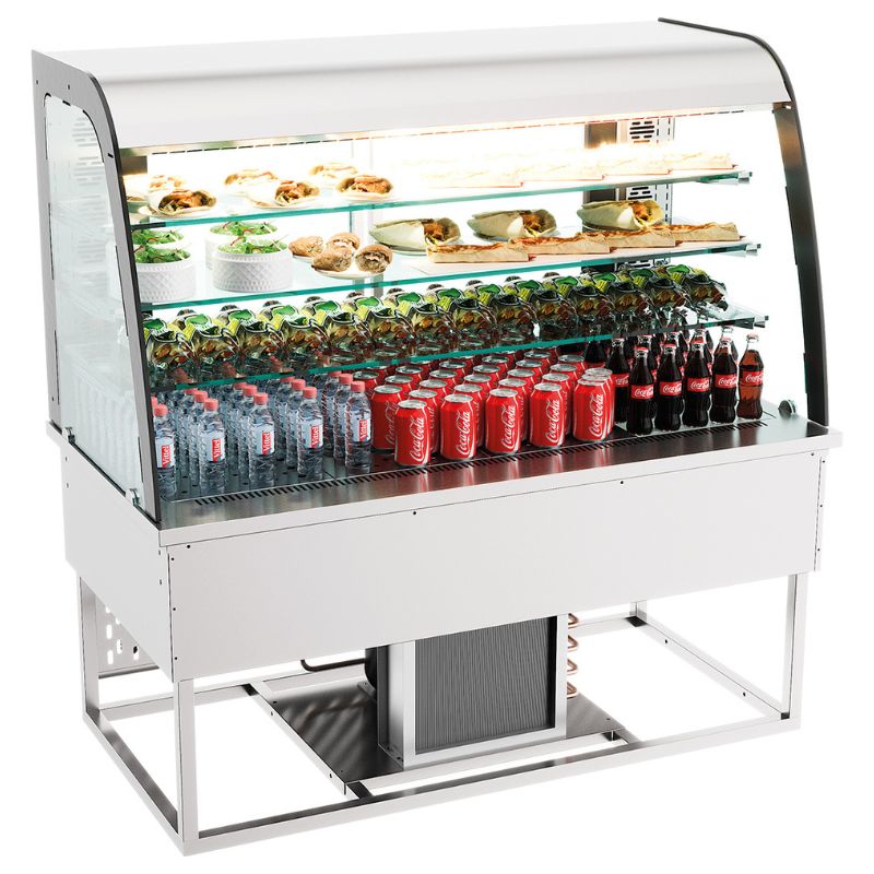 DROP-IN REFRIGERATED DISPLAY 200L OPEN FRONT SKU 7178.2015