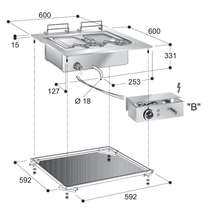 EL. PASTA COOKER SKU 7266.0085 All Stop Trading