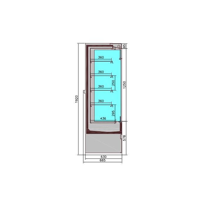 WALL MOUNTED UNIT JAMIE 1.5 SKU 7350.0040 All Stop Trading