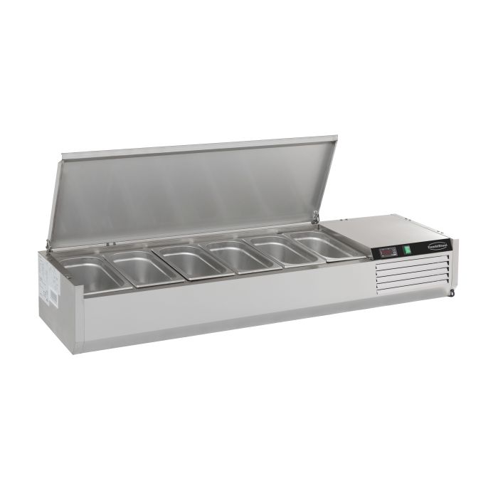 Refrigerated Counter Top SS Top 1/4 GN X 6