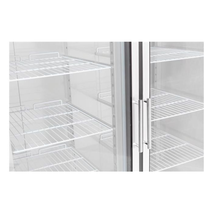 REFRIGERATOR SS 2 GLASS DOORS SKU 7450.0154