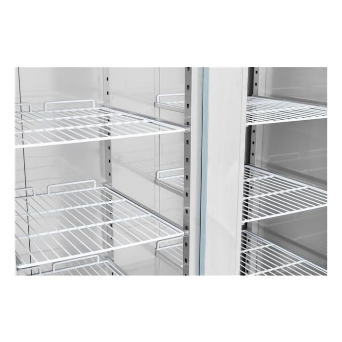 REFRIGERATOR SS 2 GLASS DOORS SKU 7450.0154