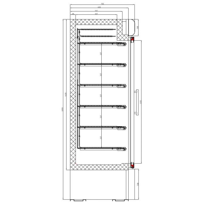 FREEZER 2 GLASS DOORS SKU: 7450.0167 All Stop Trading