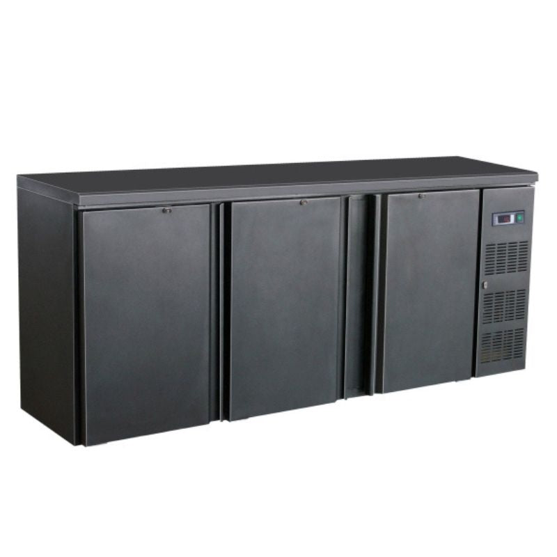 BARCOOLER BLACK 3 DOORS SKU 7450.0320