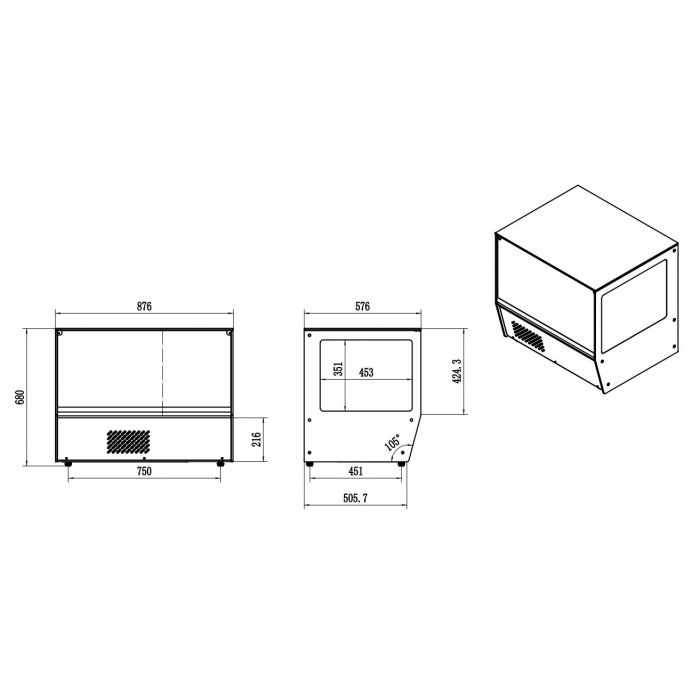 COLD DISPLAY 159L SKU 7450.0675