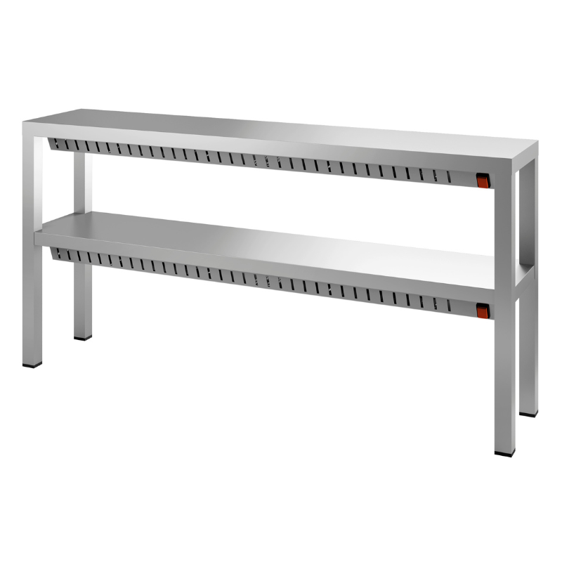 OVERSHELF HALOGEN HEATED 2 LEVELS 1800 SKU 7452.0330 All Stop Trading