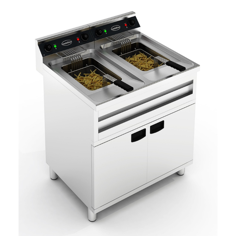 ELECTRIC FRYER 2X12L 2X9KW SKU 7455.0965