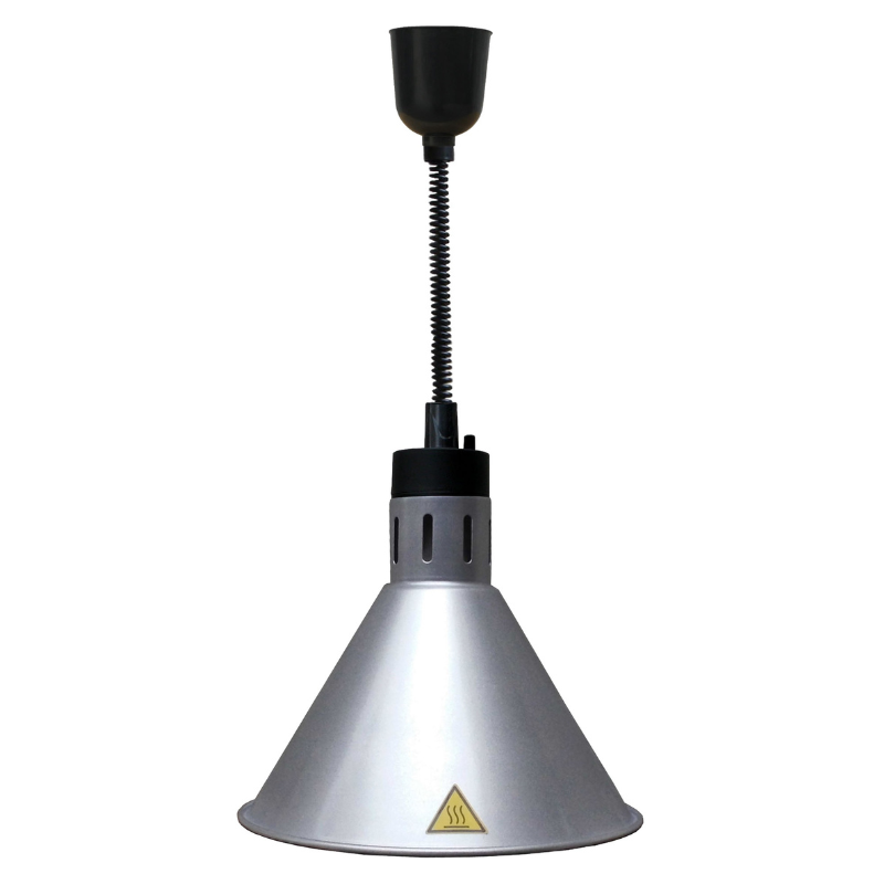 CS TELESCOPIC HEAT LAMP CHEFS HEAT-02 SILVER SKU 7455.1817