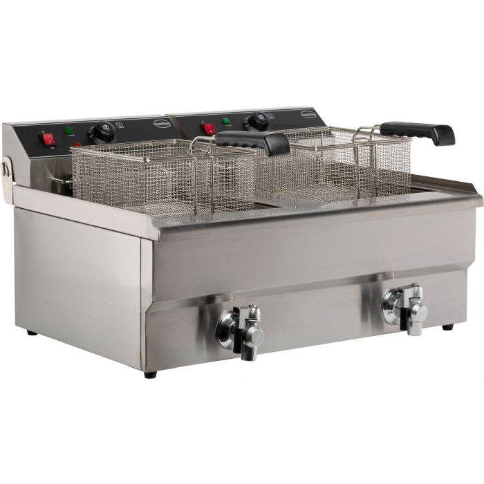 ELECTRIC COUNTER FRYER 2X10 L SKU 7455.1007 All Stop Trading