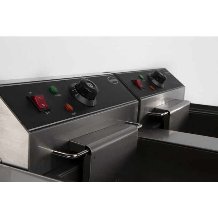 ELECTRIC COUNTER FRYER 2X10 L SKU 7455.1007 All Stop Trading
