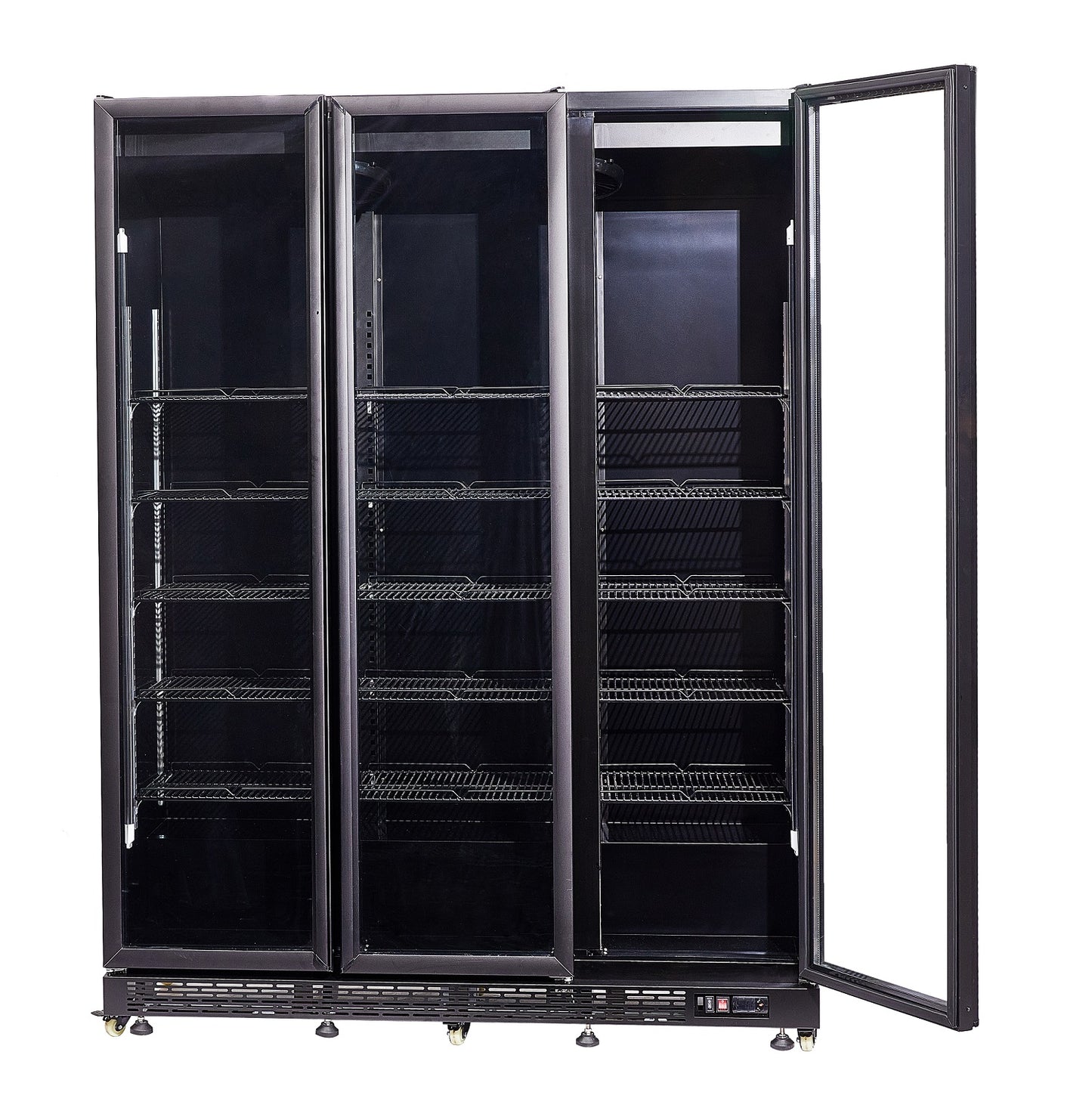combisteel-refrigerator-3-glass-doors-black-nap-1200-sku-7455-1920
