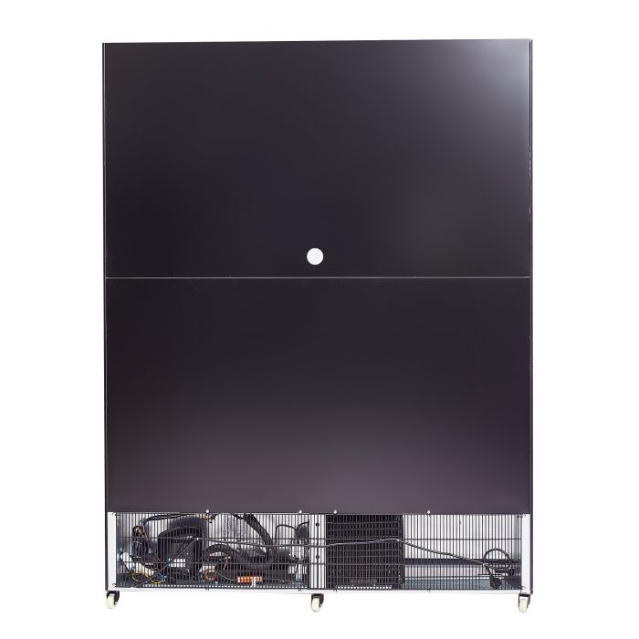 Combisteel Refrigerator 3 Glass Doors Black Nap-1200 Ht - With Door Heating - SKU 7455.1925 All Stop Trading