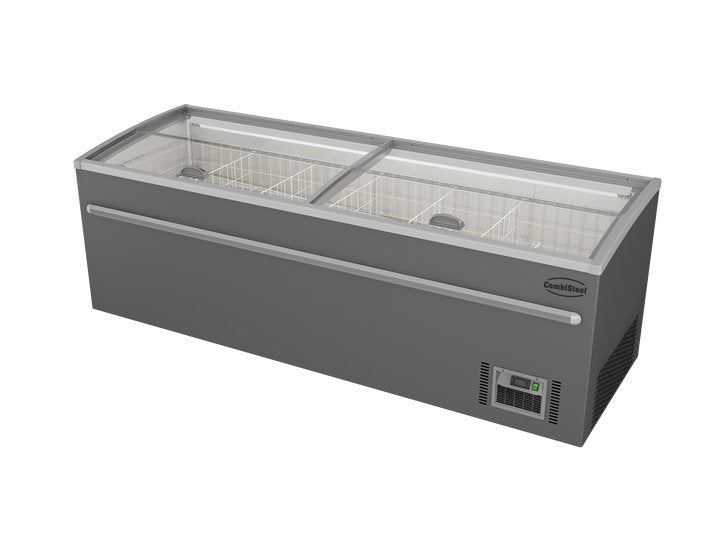 supermarket-chest-freezer-grey-2500-automatic-defrost-*transport-on-request*