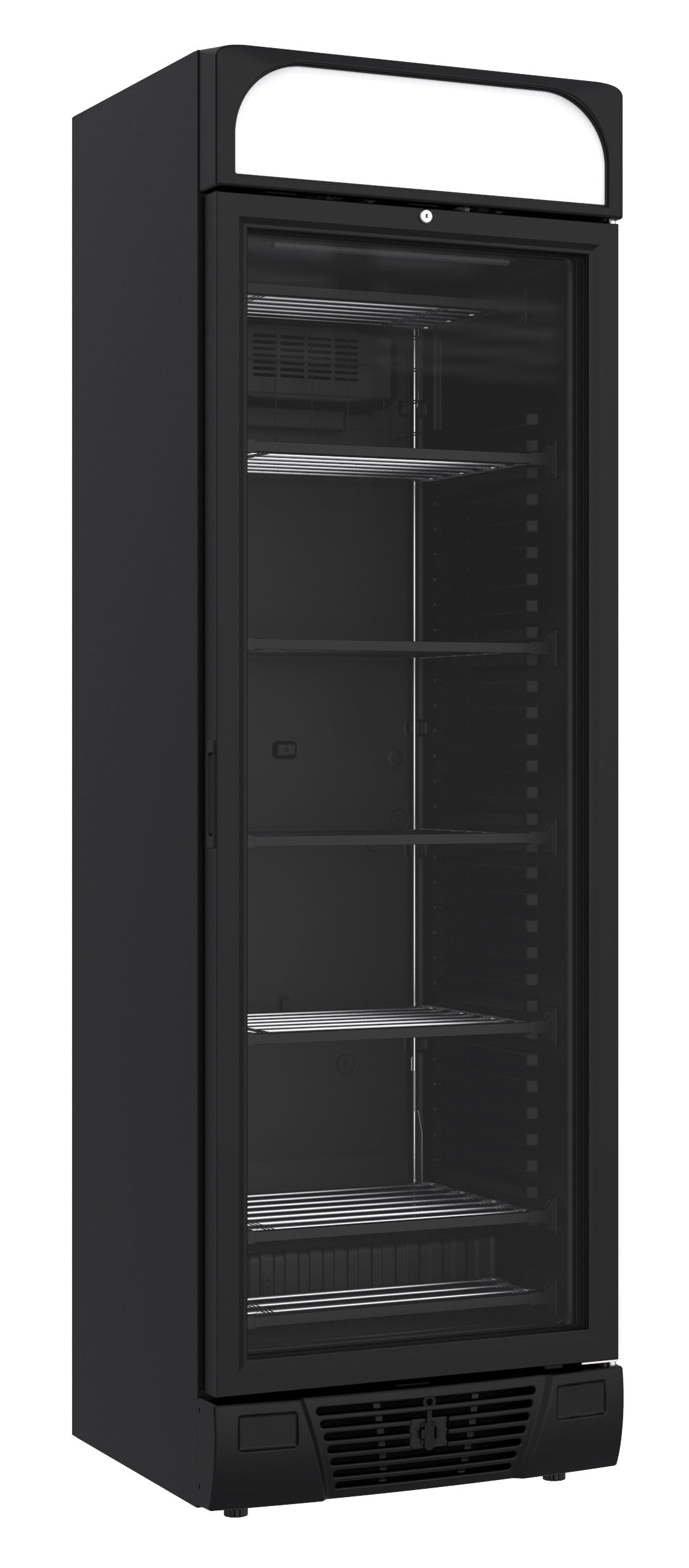 freezer-1-glass-door-black-382l