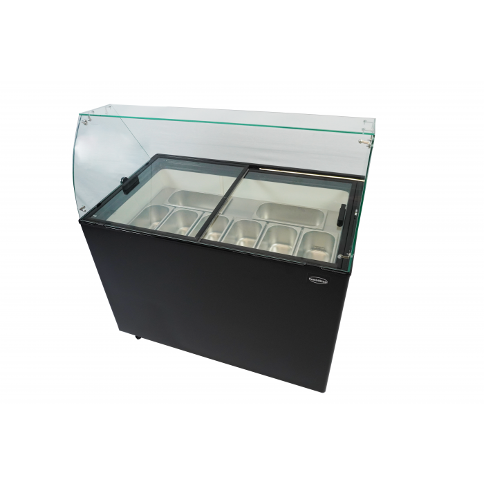 ICE CREAM DISPLAY JAVA BLACK 8x5 LTR - SKU 7472.0129 All Stop Trading