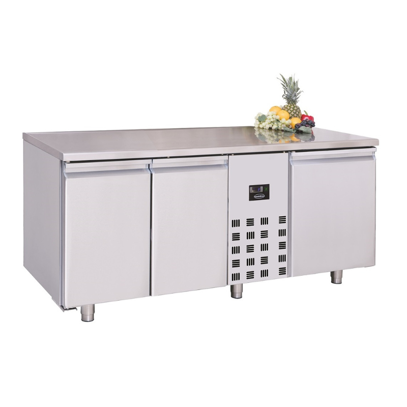 700 REFRIGERATED NEGATIVE COUNTER 3 DOORS MONO BLOCK ENERGY LINE SKU 7489.5135 All Stop Trading