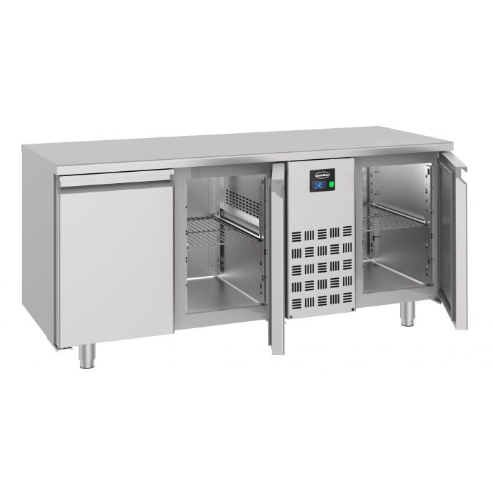 700 REFRIGERATED NEGATIVE COUNTER 3 DOORS MONO BLOCK ENERGY LINE SKU 7489.5135 All Stop Trading