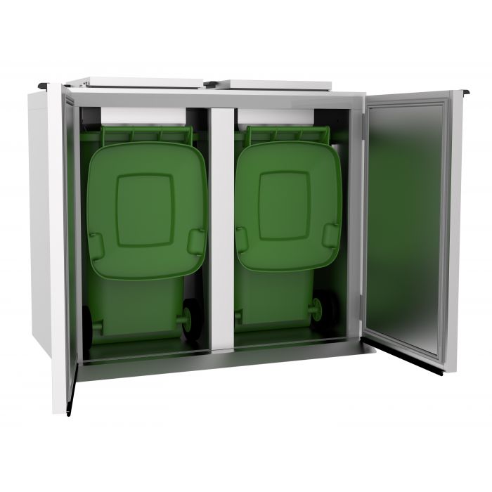 WASTE REFRIGERATOR 2X 240L SKU 7489.5620 All Stop Trading