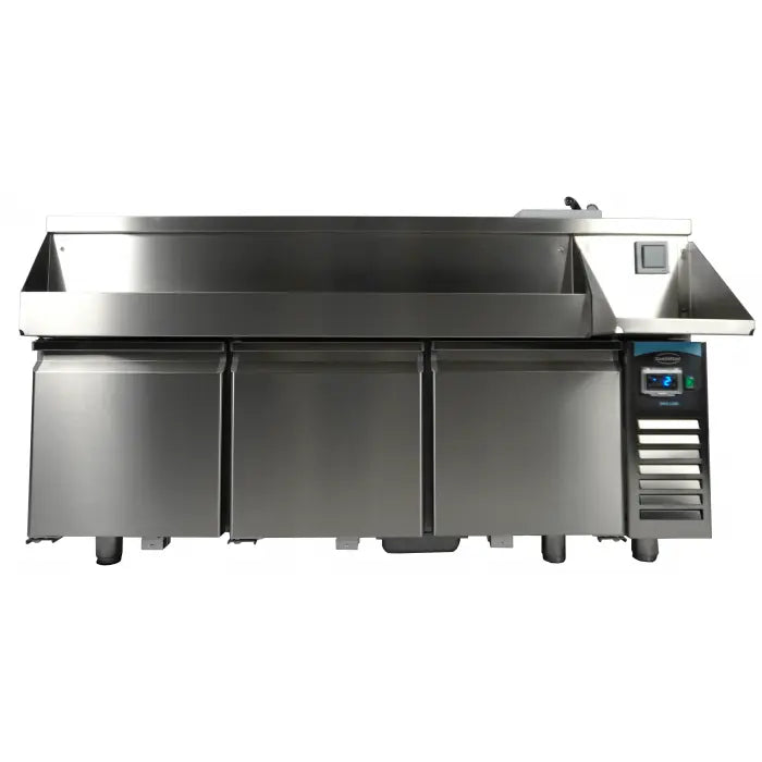 Combisteel Refrigerated Counter 3 Doors With Cocktail Bar Station - SKU 7489.6005 All Stop Trading