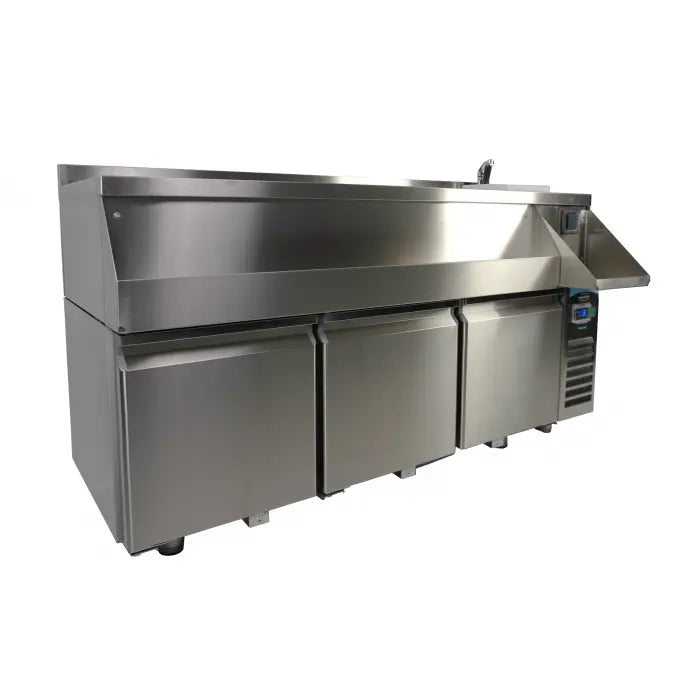 Combisteel Refrigerated Counter 3 Doors With Cocktail Bar Station - SKU 7489.6005 All Stop Trading