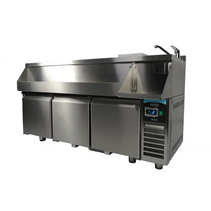 Combisteel Refrigerated Counter 3 Doors With Cocktail Bar Station - SKU 7489.6005 All Stop Trading