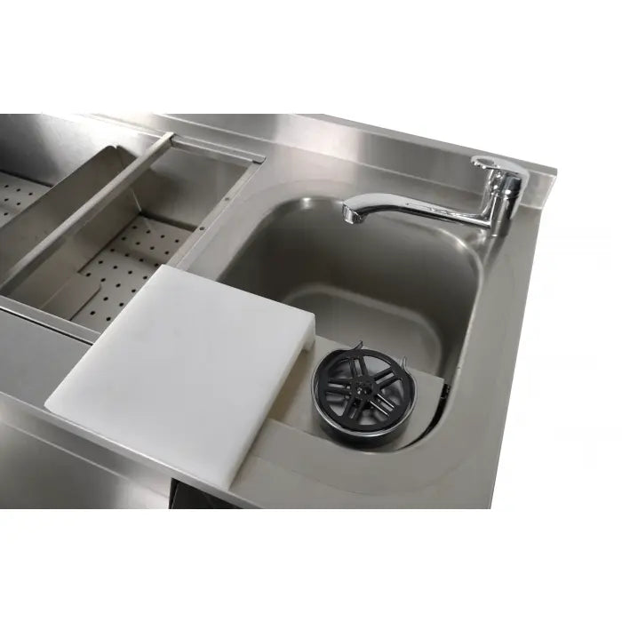 Combisteel Refrigerated Counter 3 Doors With Cocktail Bar Station - SKU 7489.6005 All Stop Trading