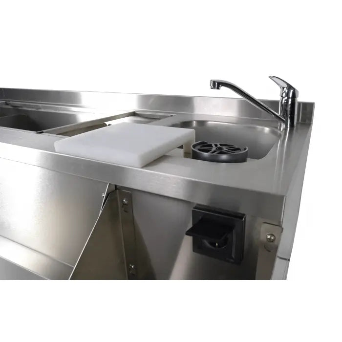 Combisteel Refrigerated Counter 3 Doors With Cocktail Bar Station - SKU 7489.6005 All Stop Trading
