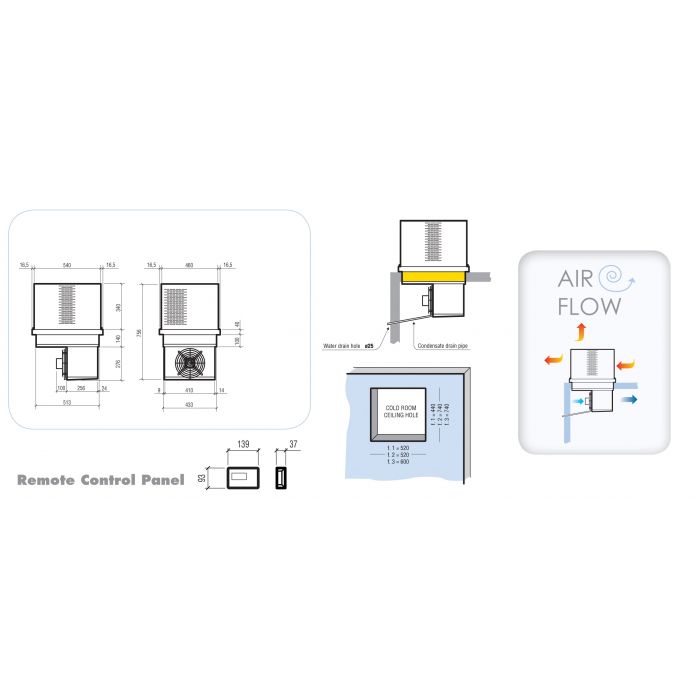 ROOF-TOP POSITIVE MOUNTED UNIT 6-10,4 M3 - SKU 7492.0040 All Stop Trading
