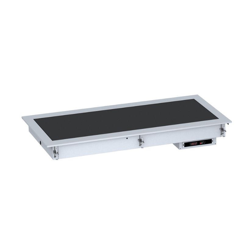 DROP-IN HEATED CERAMIC TOP 2/1 - BLACK SKU 7495.0225