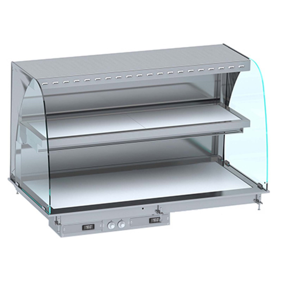 DROP-IN CURVED HEATED CERAMIC DISPLAY WALL MODEL - WHITE 3/1 SKU 7495.0435