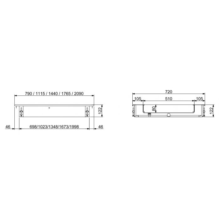 DROP-IN CRUSHED ICE BIN 3/1 SKU 7495.0095 All Stop Trading