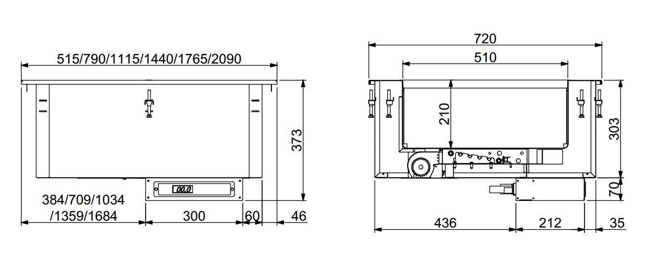DROP-IN BAIN-MARIE UNIT HOT AIR 4/1 SKU 7495.0275