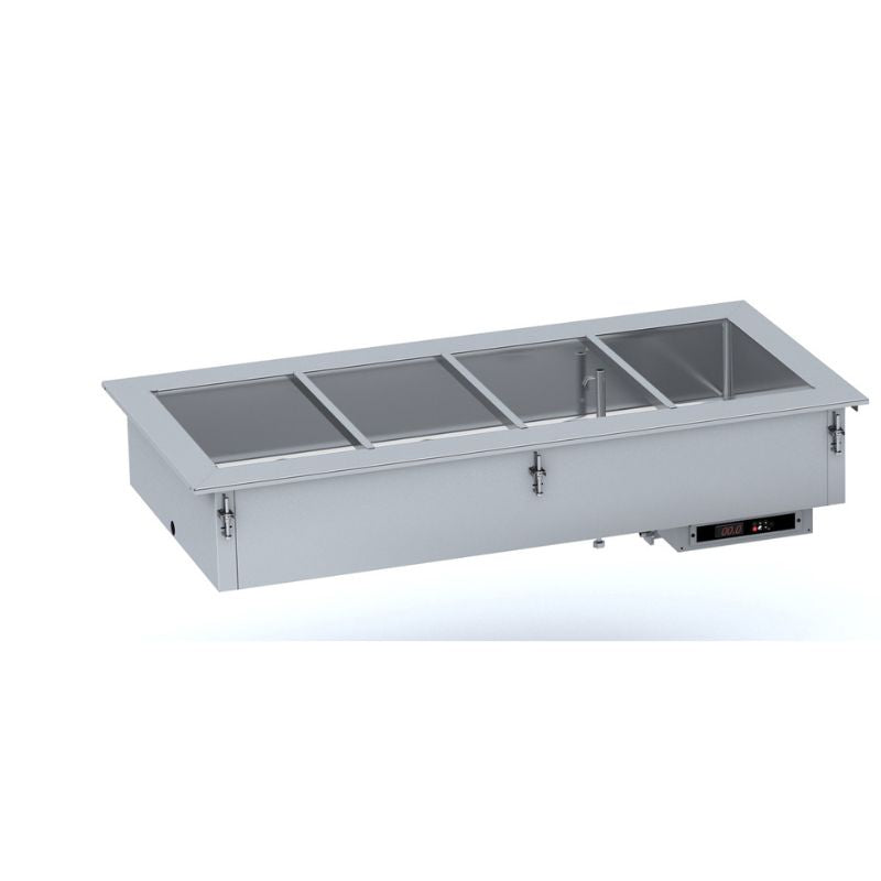 DROP-IN BAIN-MARIE UNIT 2/1 - AUTOMATIC WATER FILLING SKU 7495.0285