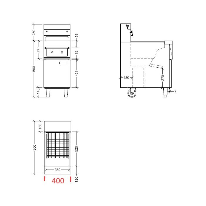 ELECTRIC FRYER 2X 125L SKU: 7509.0010